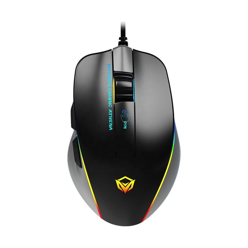 MEETION MT-GM23 Stile Professionale Illuminazione Gaming Mouse DPI Regolabile Cablato 12800 RGB Usb Ottico Del Computer Portatile Pc Computer_voghion.com