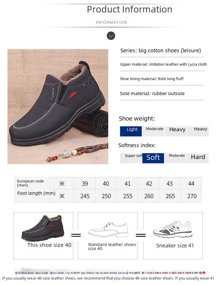 Factory wholesale foreign trade cotton-padded shoes old Beijing cotton-padded shoes winter fleece-lined warm soft sole shoes non-slip casual cotton-pa_voghion.com