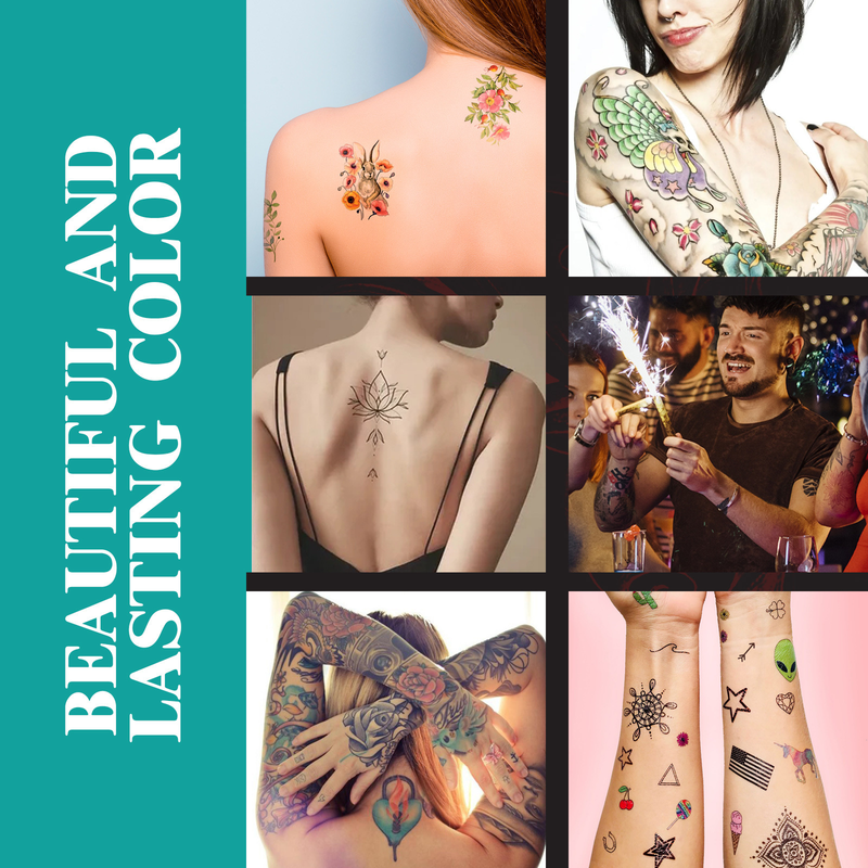 EELHOE Temporary Tattoo Pen Set, Face, Arm, and Body Multi color Painting DIY Makeup Graffiti Decoration Tatto_voghion.com