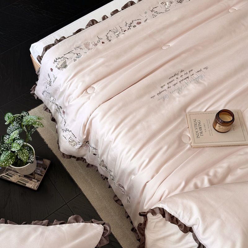 Couette d'hiver 2025, nouvelle série printemps et automne du Magicien d'Oz, couette rétro française en fibre de soja, couette double lavable en machine_voghion.com