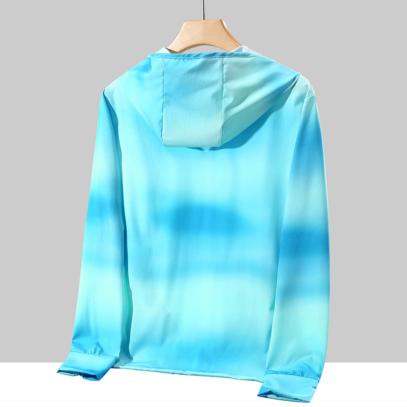 2023 Spring Summer Jacket Women Colorful Shiny Sunscreen Clothing Couples Color Thin Waterproof Coats Trend Large Size_voghion.com