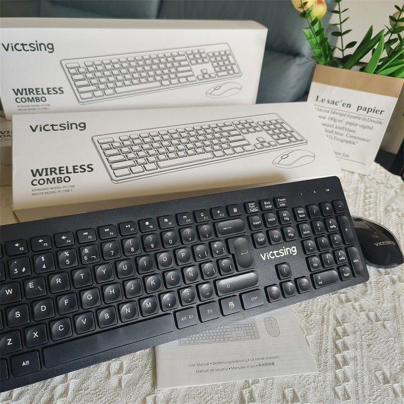 Alle Kollegen sind auf Lager Original 339 Jetzt 69 Desktop-Computer Notebook Neutral Stumm Drahtlose Maus Tastatur Anzug_voghion.com