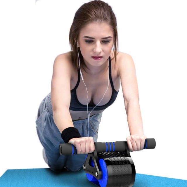 Saugnapf-Roller, Sit-Up-Assistent, Automatische Rückprallmuskeln, Rad, Fitnessgerät für die Bauchkompression zu Hause_voghion.com