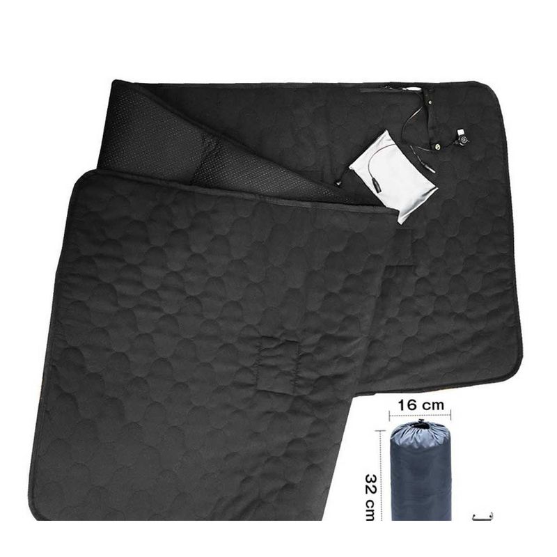 Neu Tragbares Schlafsitzkissen aus Baumwolle für Zuhause und im Freien, rutschfeste Heizung, Yogamatte_voghion.com