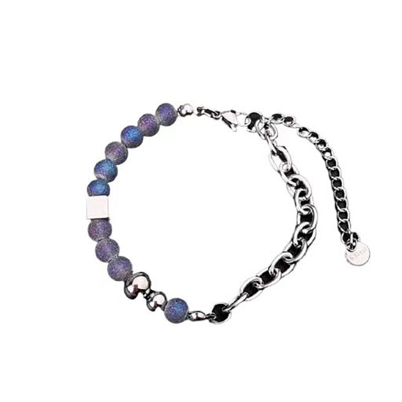 National Trend Hip-Hop Style Fashion Patchwork Bracelet For Men, Niche Design, Unique Simple Temperament, Versatile_voghion.com