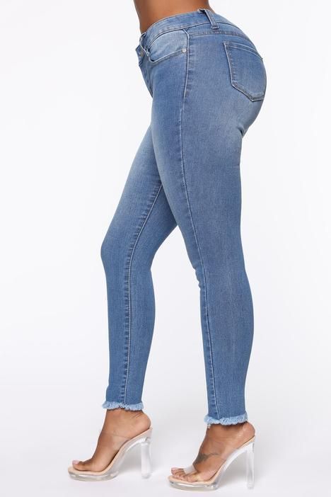 Klassiske retro stretch-slim jeans med høy midje og smale ben for kvinner_voghion.com