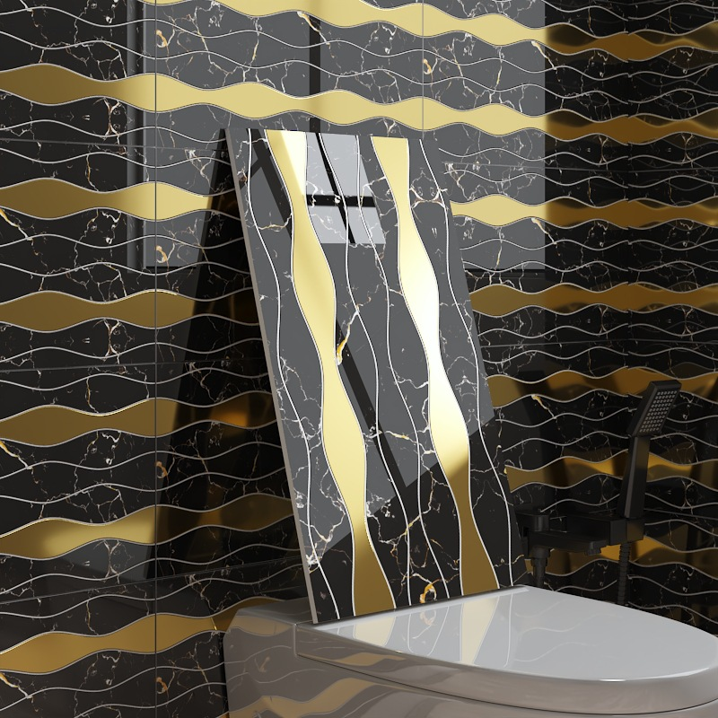 Mosaik-Holzmaserung, Aluminium-Kunststoffplatte, selbstklebend, wasserdicht, feuchtigkeitsbeständig, Hintergrundwand_voghion.com