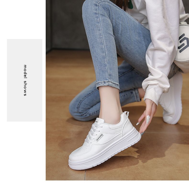 Scarpette bianche per bambini, ragazze, studenti, tempo libero, sport, scarpe da tavola versatili, tiro da strada_voghion.com