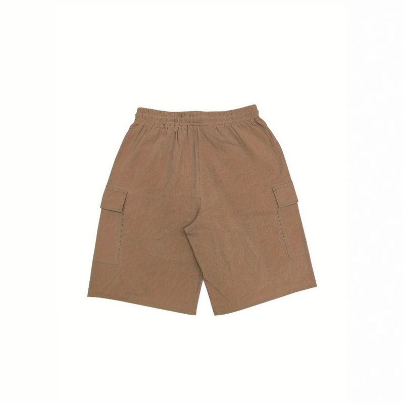 Men's Multi-Pocket Cargo Shorts - Drawstring Waist Work & Beach Shorts For Spring Summer_voghion.com
