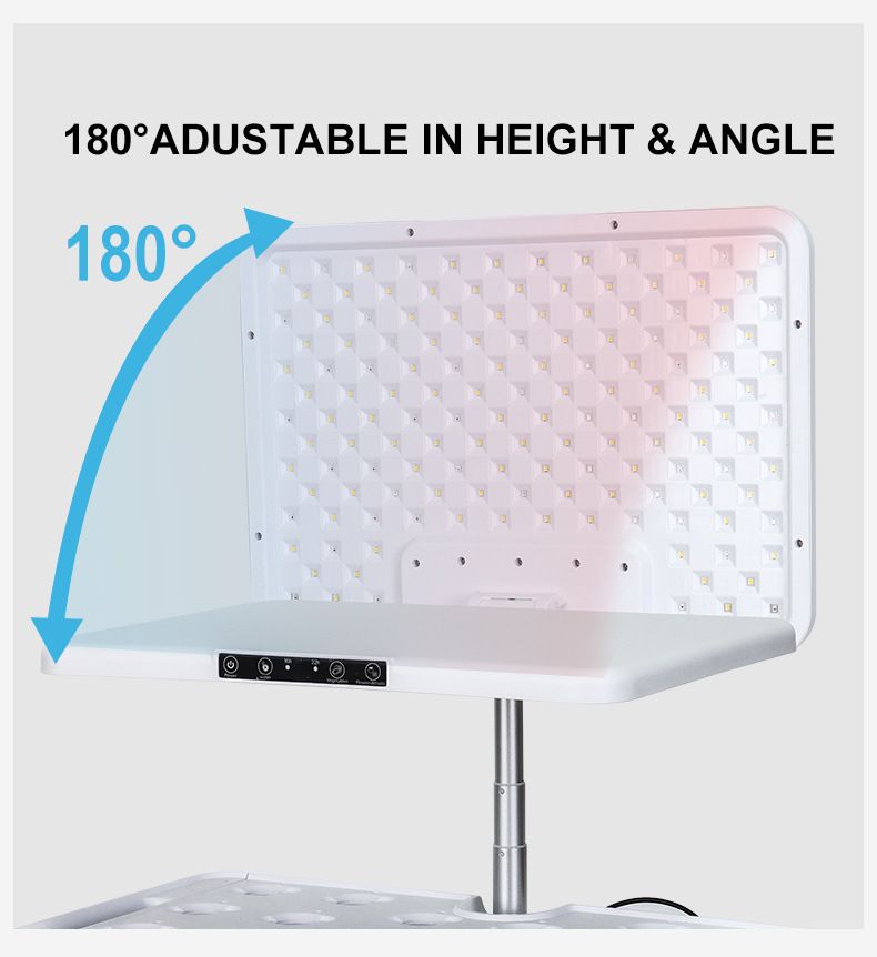 Hydroponics Growing System Indoor Garden, Plant Herb Garden Germination Kit With LED Grow Light, 30L Double-Layer Hydrophonic Planter Grower_voghion.com