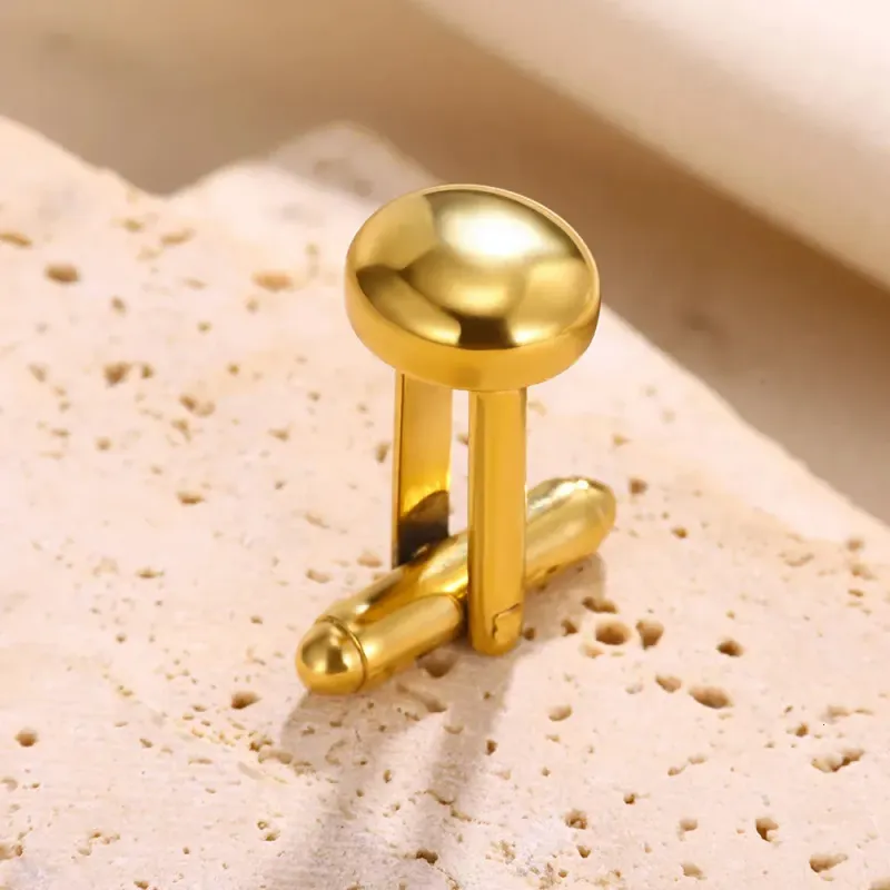 Gemelli da polso per uomo, bottoni da polso, fermagli per camicia, fibbia in acciaio inossidabile, gioielli da sposo per matrimonio._voghion.com