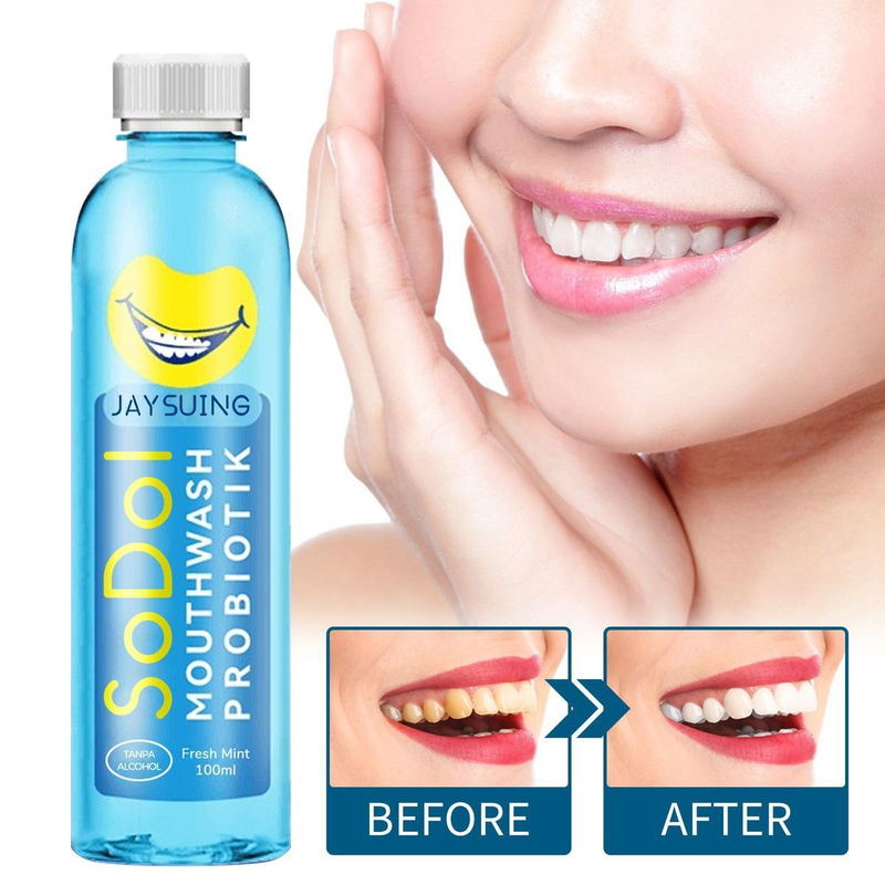 Enxaguante Bucal Jaysuing para Remover Manchas Dentárias, Odores, Limpeza e Cuidados Orais Refrescantes, Manutenção de Cáries novas_voghion.com