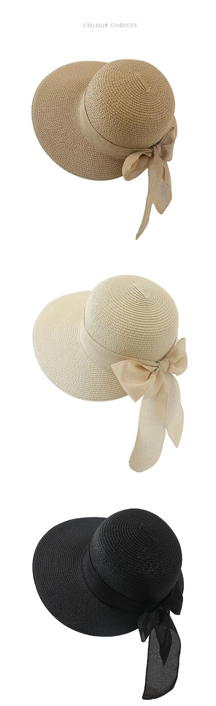 Erba estiva da donna a forma di arco a forma di becco d'anatra, viaggi all'estero, protezione, cappello da spiaggia ombreggiante, cappello da sole_voghion.com
