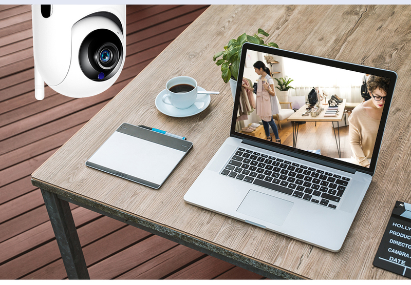 Ycc365 Plus 1080P Cloud HD IP WiFi Auto Tracking Baby Monitor Night Vision Security Home Surveillance Camera_voghion.com