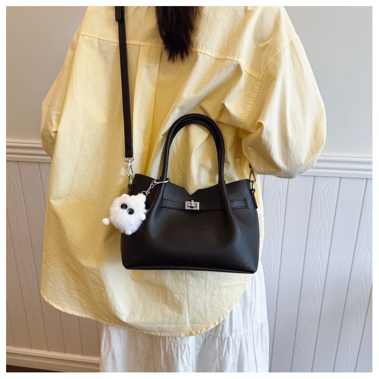 Borsa a secchiello personalizzata alla moda per donna, borsa a tracolla sottobraccio, borsa a mano casual da pendolare_voghion.com