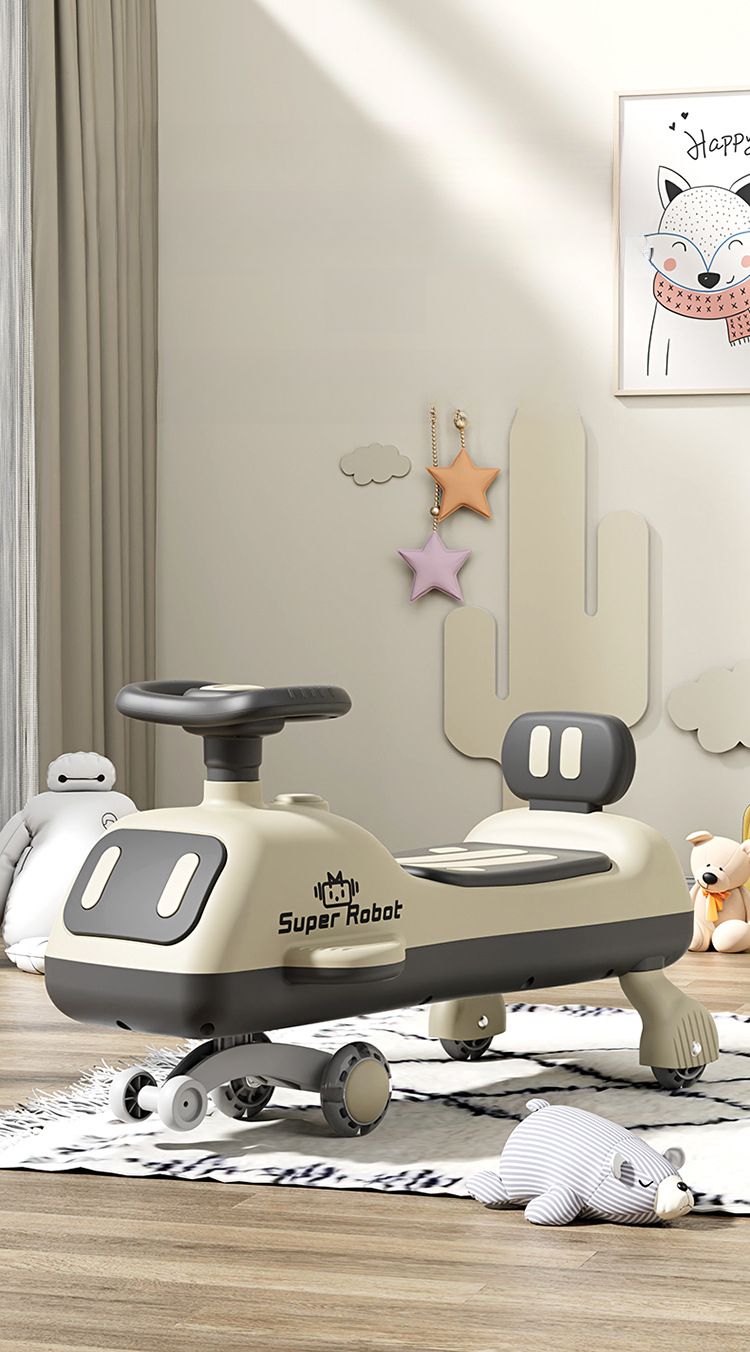 Children's Twist Swing Anti-Rollover 1-6 Years Old Baby Multi-Functional Music Toy Sliding Car_voghion.com