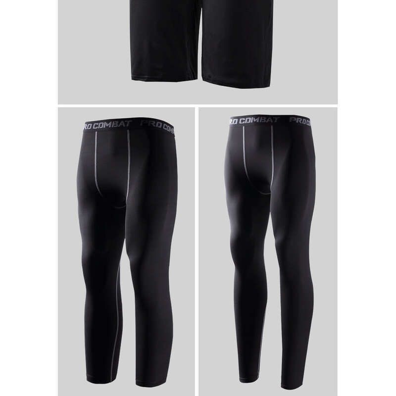 Sportinės tamprės, vyriškos sportinės bėgimo kelnės, greitai džiūstančios PRO krepšinio septynių taškų tamprės_voghion.com