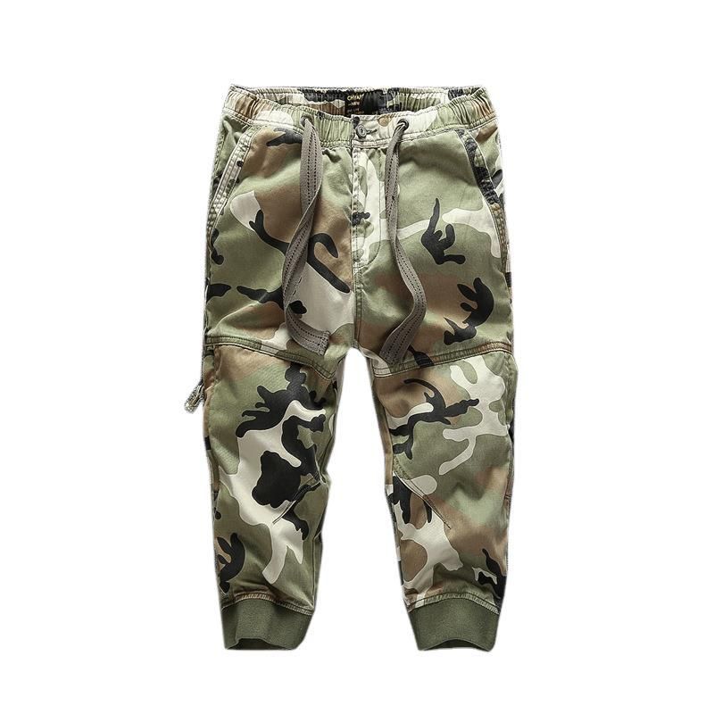 Neu Cargo Capri Camouflage männer Lose Beiläufige Jogger Hosen_voghion.com