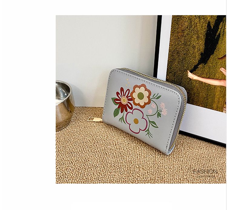 Women’s Bags New Spray Painted Long And Short Card Holder Wallet Wallet Multi Function Coin Purse Female Large Capacity Wallet_voghion.com
