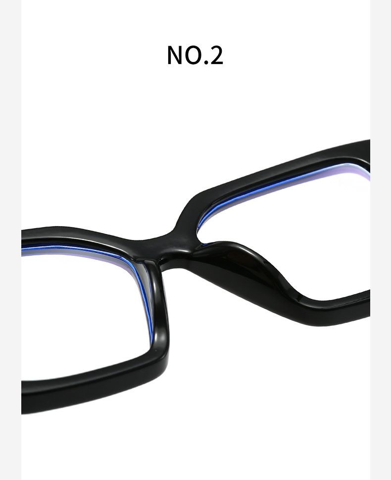 Nuovi occhiali anti luce blu per donna, gambe con attacco PC, colore alla moda, piatto M, possono essere dotati di 5726_voghion.com