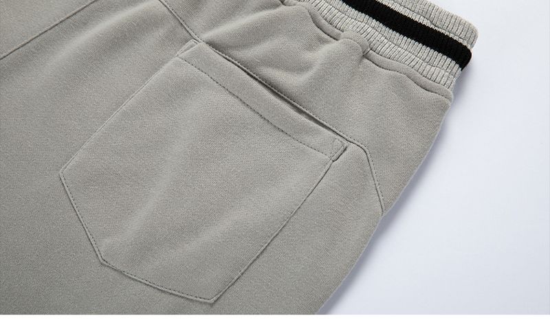 Herrenbekleidung Sportanzüge für Herren Große Laufsportbekleidung für Studenten Einfarbige zweiteilige Anzüge, lässig und vielseitig_voghion.com