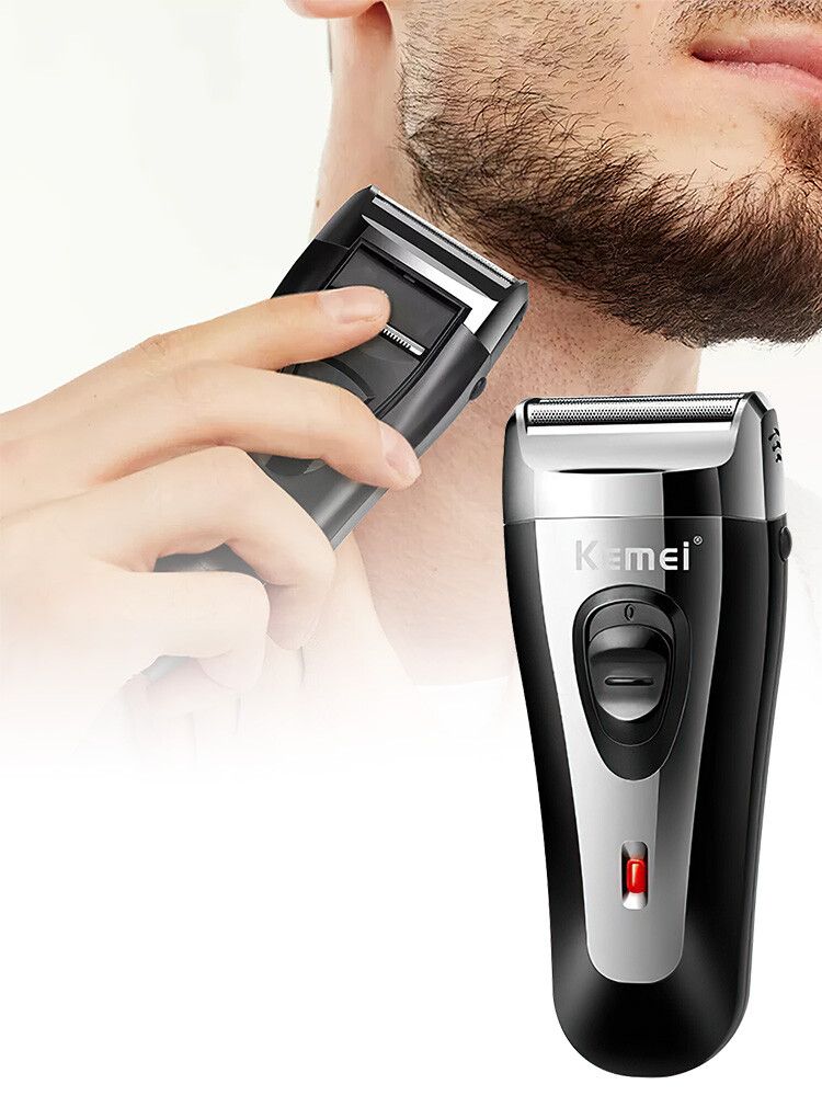 Herren USB Elektrorasierer Trimmer Razor Wiederaufladbare Haar Bart Rasiermaschine_voghion.com
