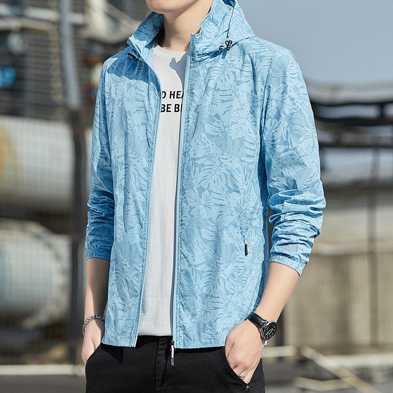 Outdoor Ice Silk Clothing Men, Summer Thin Skin Breathable UV 2024 New Sun Protection Jacket For Men_voghion.com