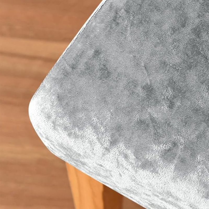 Premium Elastic Velvet Chair Cover - Gold Diamond Pattern For High Back Dining Chairs (Luxury Home & Hotel Use)_voghion.com