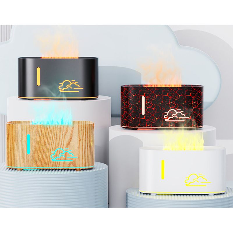 Cloud Flame Humidifier For Bedroom And Car, High-End Mist Essential Oil Air Freshener Automatic Aroma Diffuser_voghion.com