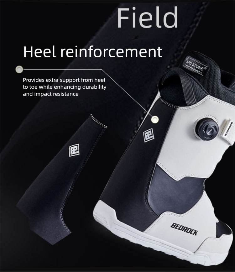 Steel Wire Style BOA Ski Equipment Quick-Wear Snowboard Shoes All-Round Women Men Boots Waterproof Anti-Slip_voghion.com