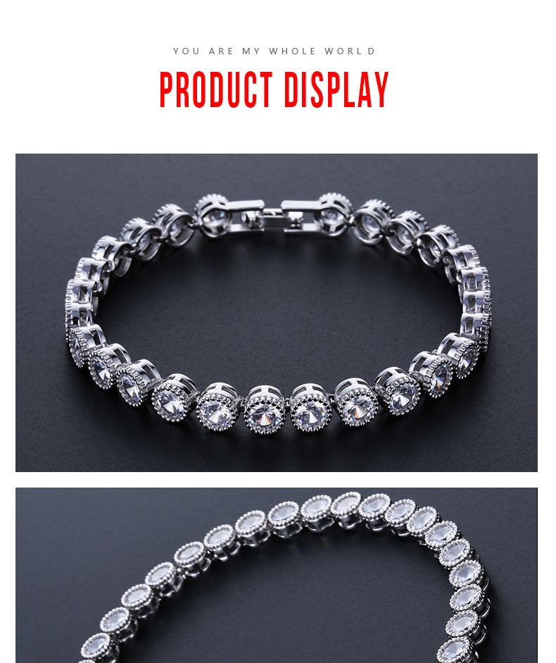 Joseph schmuck runde zirkon micro set armband schmuck mode stil armband heißer verkauf_voghion.com