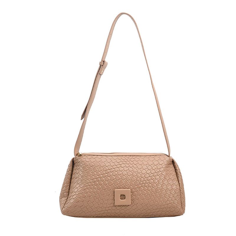 Beibei Shangpin 2023 New High end Fashion Woven Pillow Versatile Single Shoulder Oblique Straddle Women's Bag_voghion.com