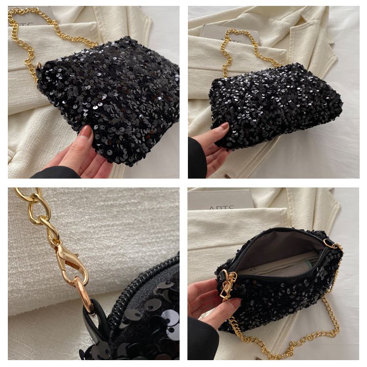 Miniväska Middagsväska Dammode Paljett Nischdesign Damväska Ny Dans Lyxig Avslappnad Väska_voghion.com