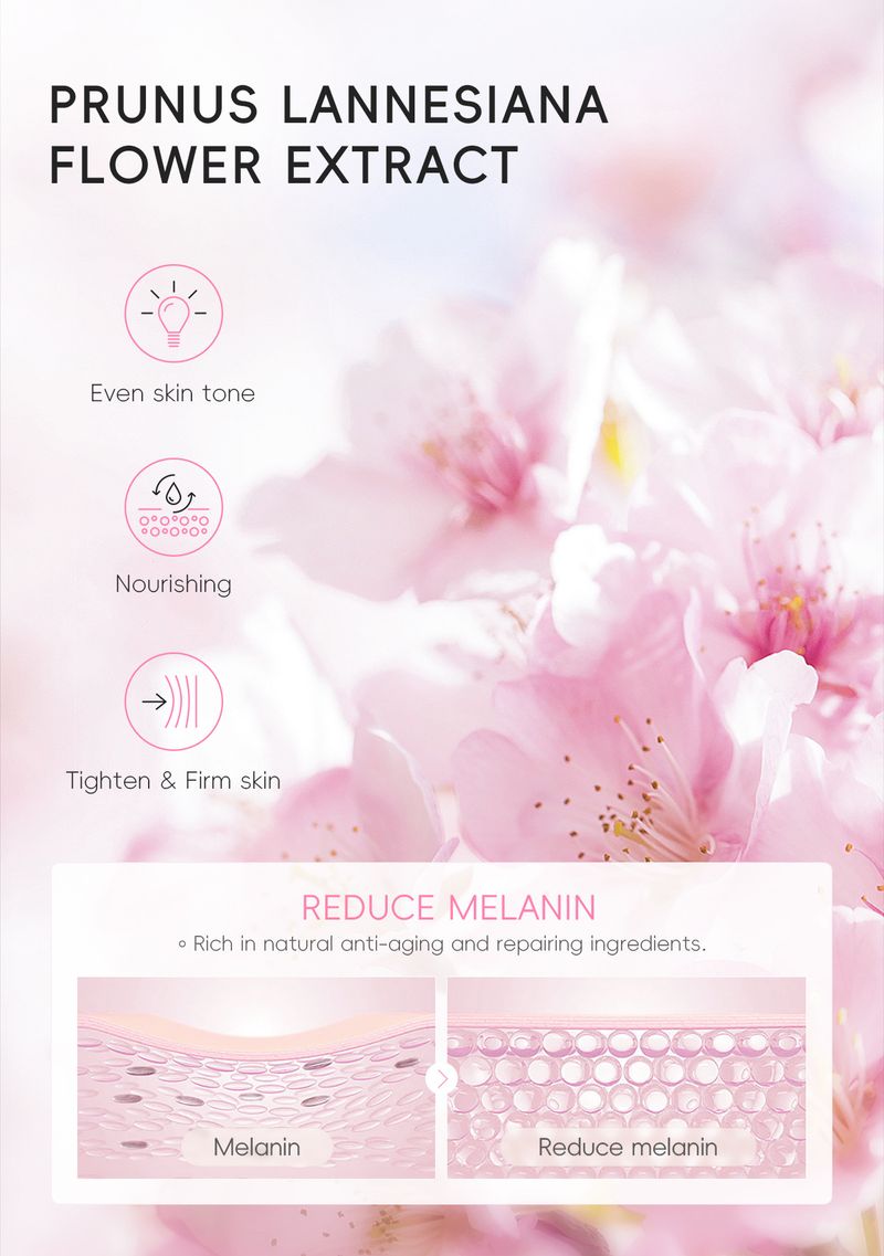 Sel de bain Explosion de fleurs de cerisier 80 g Hydratant Nettoyant Pores Bain Soins de la peau Soins du corps_voghion.com