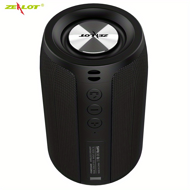 ZEALOT S32 5W Wireless Speakers, Outdoor Portable Subwoofer Speaker, Wireless Speaker, Dual Pairing,1800mAh Battery, 8 Hours Playtime Loud Stereo, Bo_voghion.com