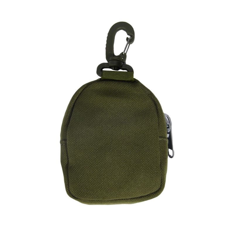 Portamonete minimalista unisex – Portafoglio sottile in tessuto Oxford con chiusura a scatto e cucitura a scatto (nero, mimetico, verde militare, cachi, con/senza cordino)_voghion.com