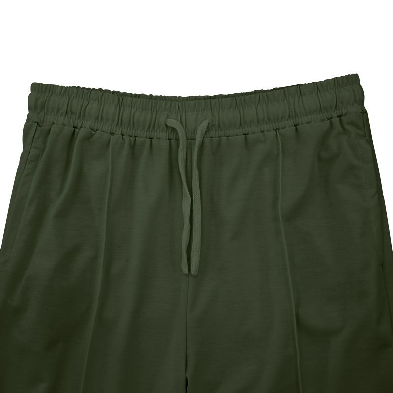 Lässiges, locker sitzendes Jacken- und Hosenset für Herren – atmungsaktives, bequemes, trendiges Outfit für Sport und Alltag (Schwarz, Grau, Armeegrün, Marineblau, Dunkelgrau)_voghion.com