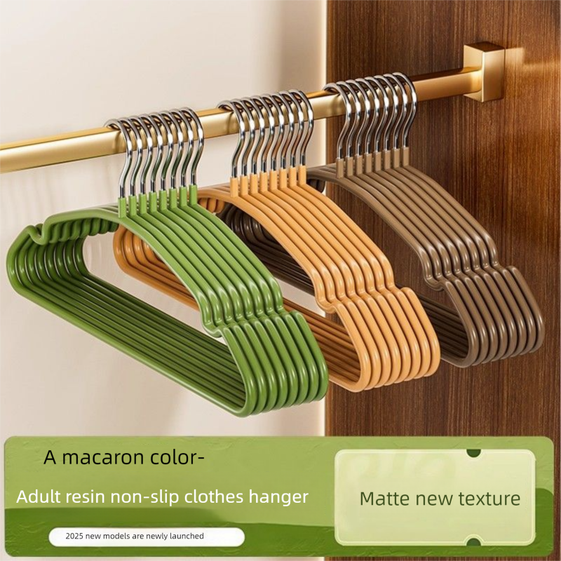 Hanger Home Use, Thickened And Sturdy, Suitable For Dormitories, Student Drying Rack, No Marks, Anti-Shoulder Bumps,_voghion.com