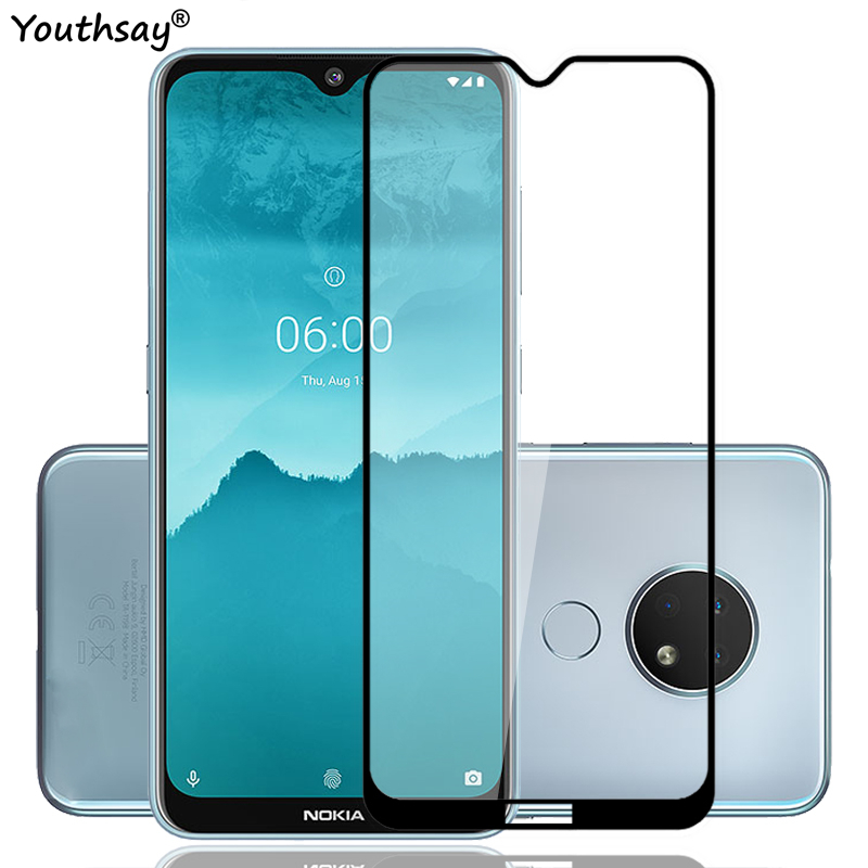 1 Stéck Fir Nokia 6.2 Glas Écran Protector Vollklebstoff Schutzfolie Fir Nokia 6.2 Gehäerzt Glas fir Nokia 6.2_voghion.com