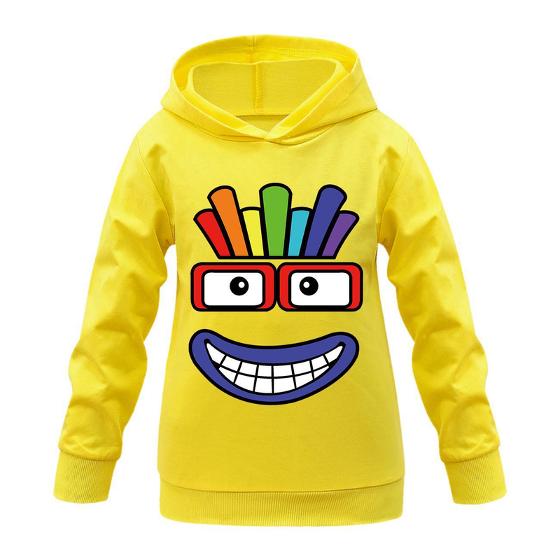 Children's Fashion Men's Women's Hoodies, Big Boy Cartoon Boys and Girls Sports Top_voghion.com