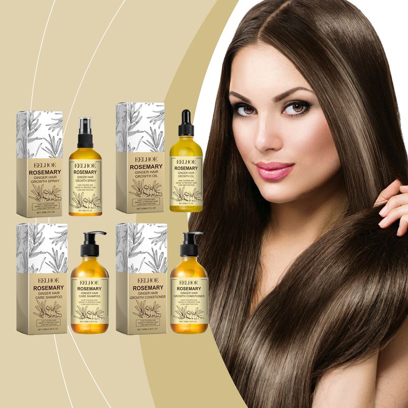 EELHOE Rosemary Ginger Series Scalp Cleansing Smoothing Care Set Nourishing Dense Hair_voghion.com