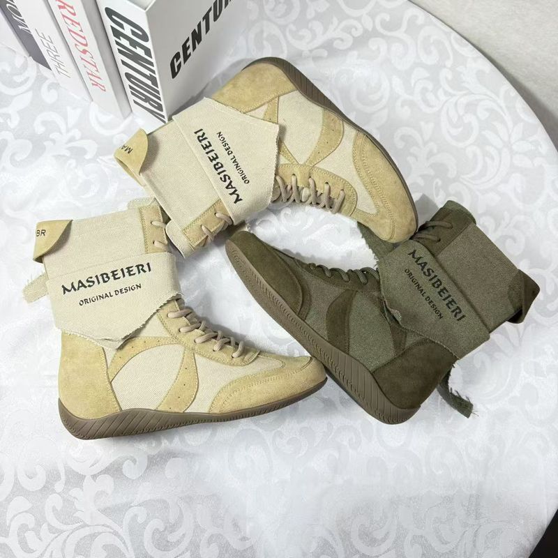 Nouvelles bottines de randonnée respirantes Martin pour femmes, été 2025, semelle épaisse et fine, style désertique_voghion.com