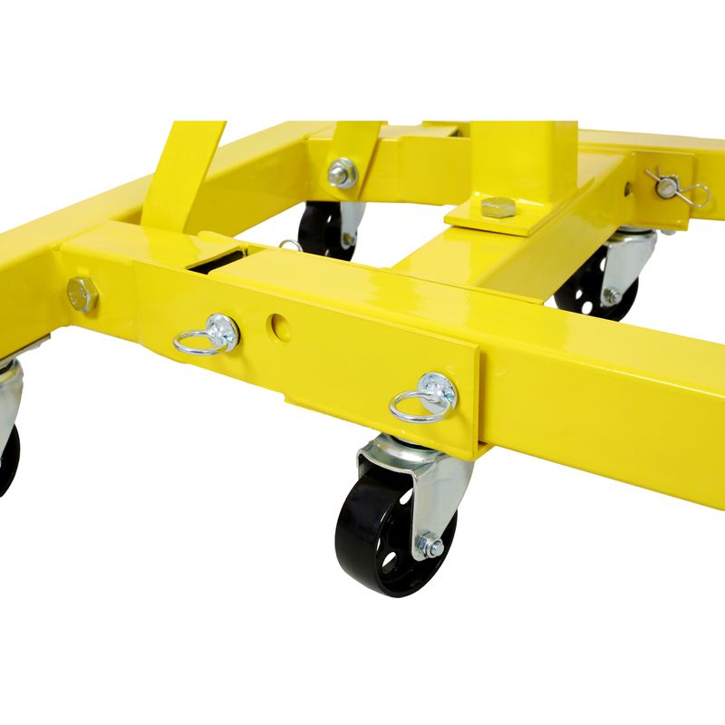 Folding Engine Stand 2000 LBS Capacity Motor Hoist 360 Degree Adjustable Mounting Head Dolly Mover Auto Repair Rebuild Jack_voghion.com