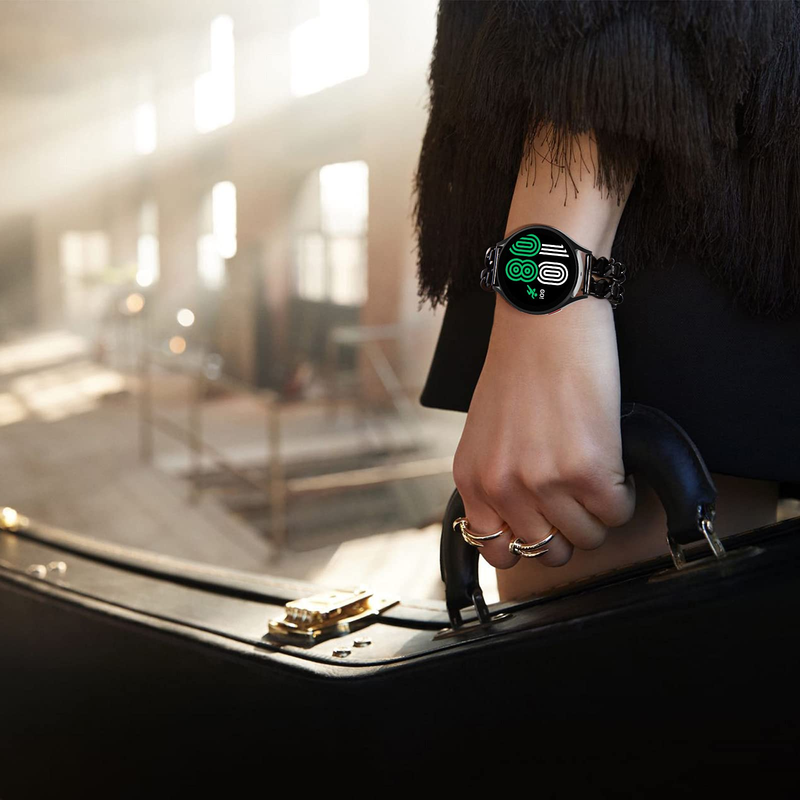 20 mm pašček za Samsung Galaxy Watch 5 4 40 mm 44 mm 42/46 mm active 2 Gear S3 Verižna zapestnica iz nerjavečega jekla Huawei GT2/3_voghion.com