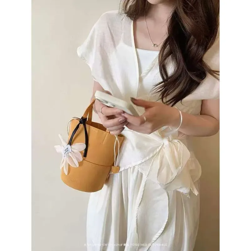 Nanfeng Chio2nd Wave Diary Bucket For Women Super Popular Handheld Flower Single Shoulder Crossbody Small Bag_voghion.com