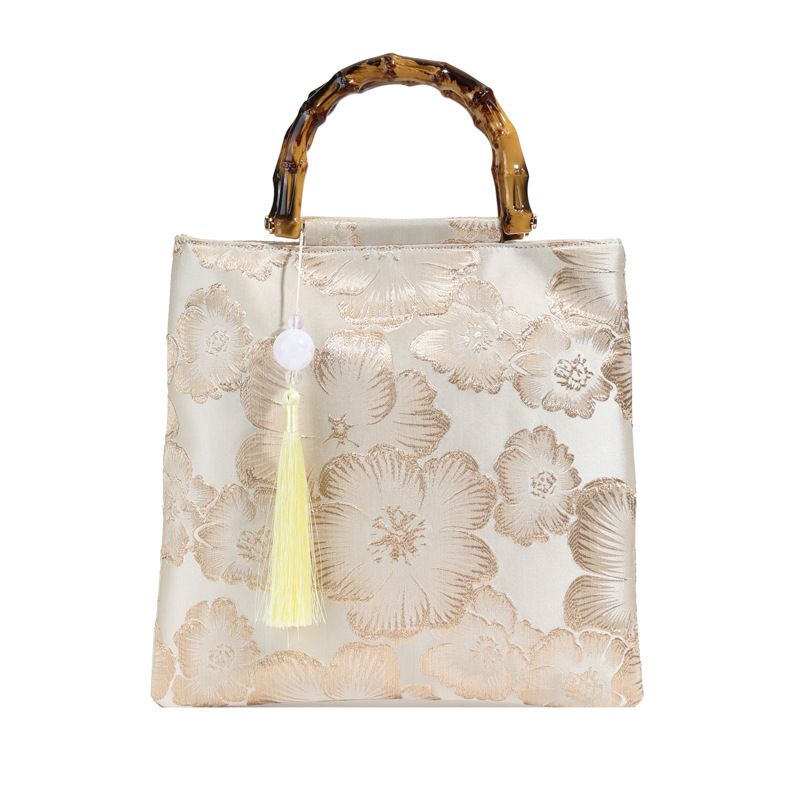 Borsa a mano in lino slub 2024, nuova borsa da sera da donna con paillettes ricamate_voghion.com