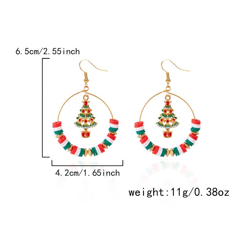 Orecchini di lusso con strass di alta qualità, realizzati a mano, in morbida argilla colorata, con perline, in stile europeo e americano._voghion.com