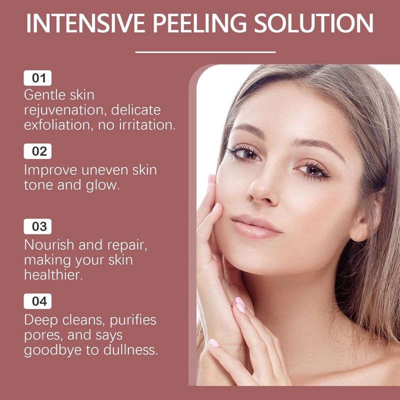 Peeling- und Aufhellungsserum Feuchtigkeitsspendendes, sauberes, feuchtigkeitsspendendes, leichtes, aufhellendes Gesichtsserum_voghion.com