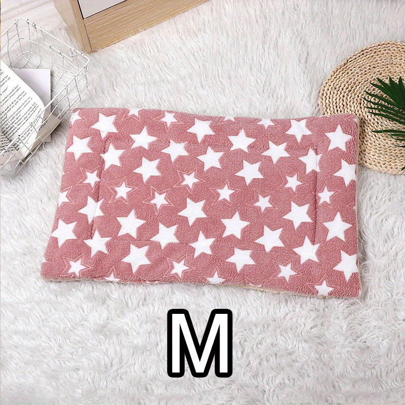 Cat Bed Mat Blanket Thickened Double Layered Plush Pad Dog Blanket Cat Mat Sleeping Pad_voghion.com