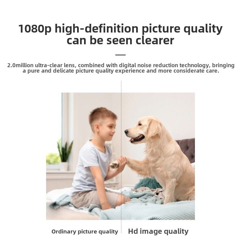 New A4 camera high definition night vision 1080p two-way voice wireless wifi camera_voghion.com